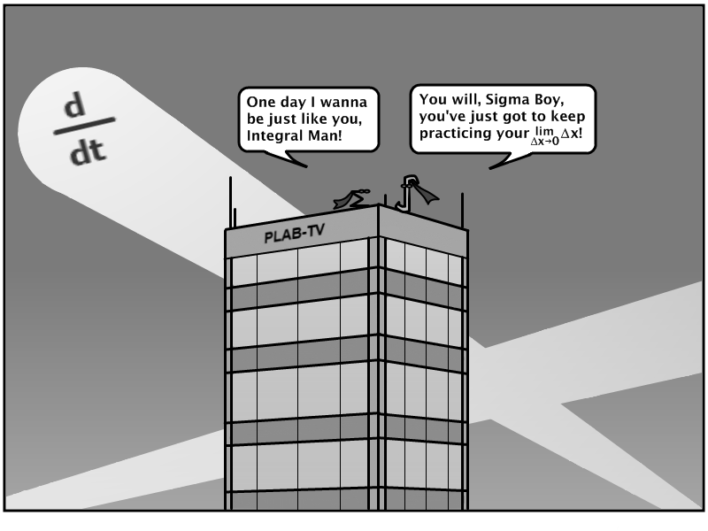 The Intrepid Adventures of Integral Man and Sigma Boy